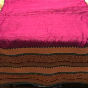 New beautiful georgette silk sari/ Saree